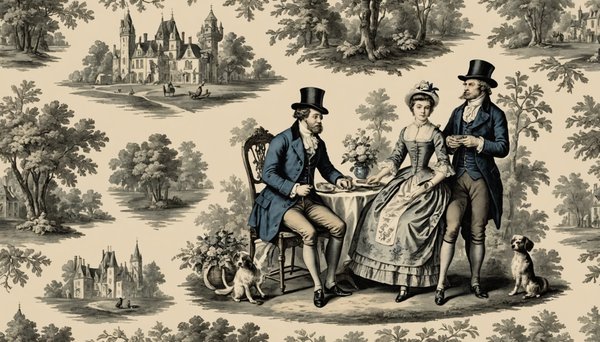 Explorez la beauté classique des toiles de jouy pour votre décor